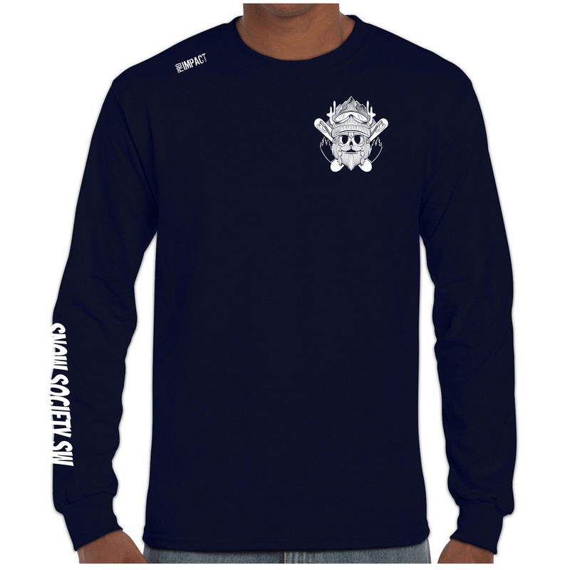 Snow Society SW Long Sleeve Navy T-Shirt