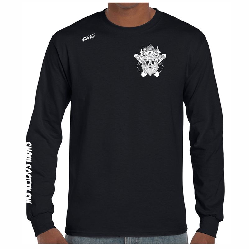 Snow Society SW Long Sleeve Black T-Shirt
