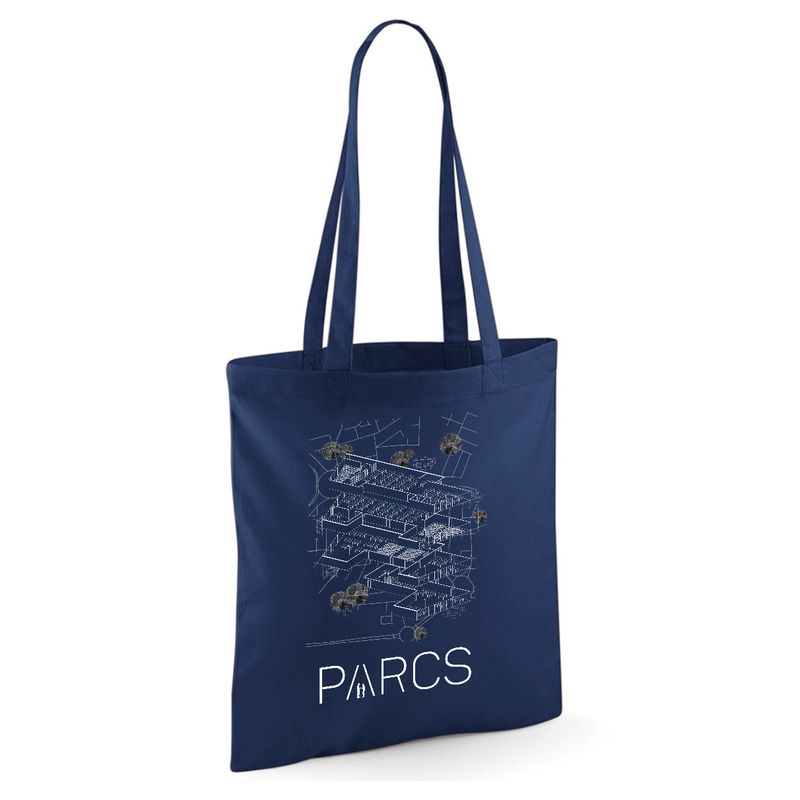 PARCS Navy Tote Bag