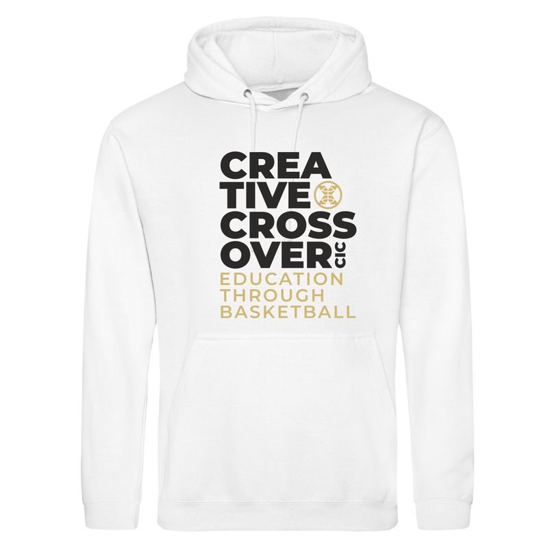 Creative Crossover White Hoodie Childs