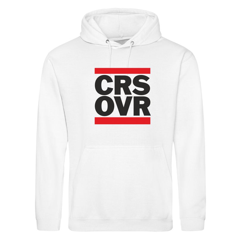 -CRS OVR- White Hoodie