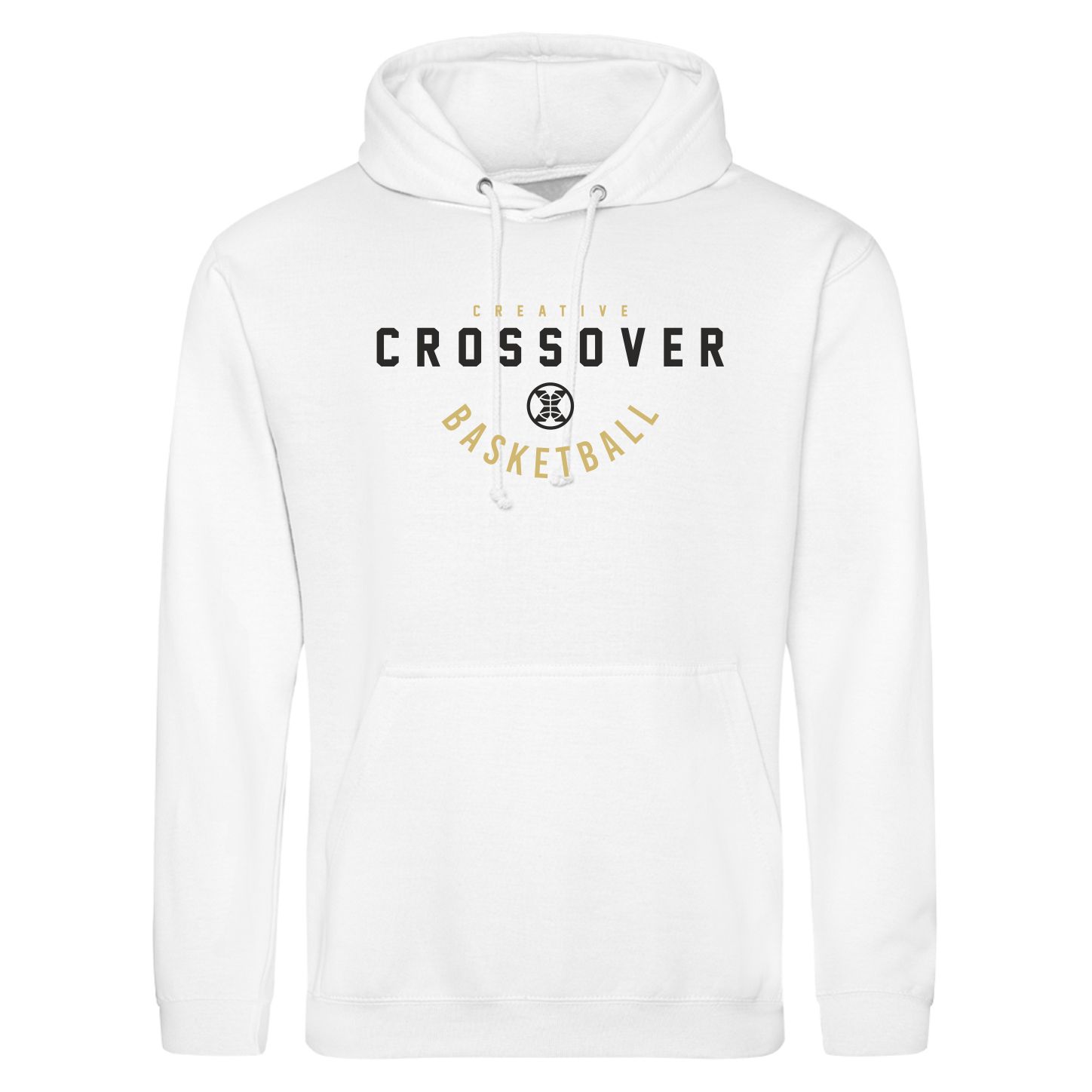 Crossover Logo White Hoodie
