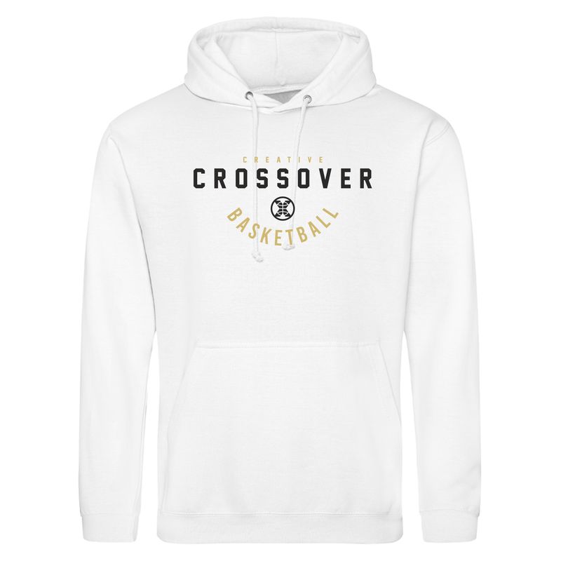 Crossover Logo White Hoodie
