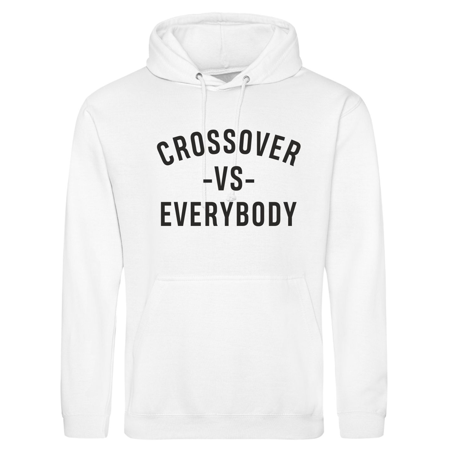 Crossover vs Everybody White Hoodie