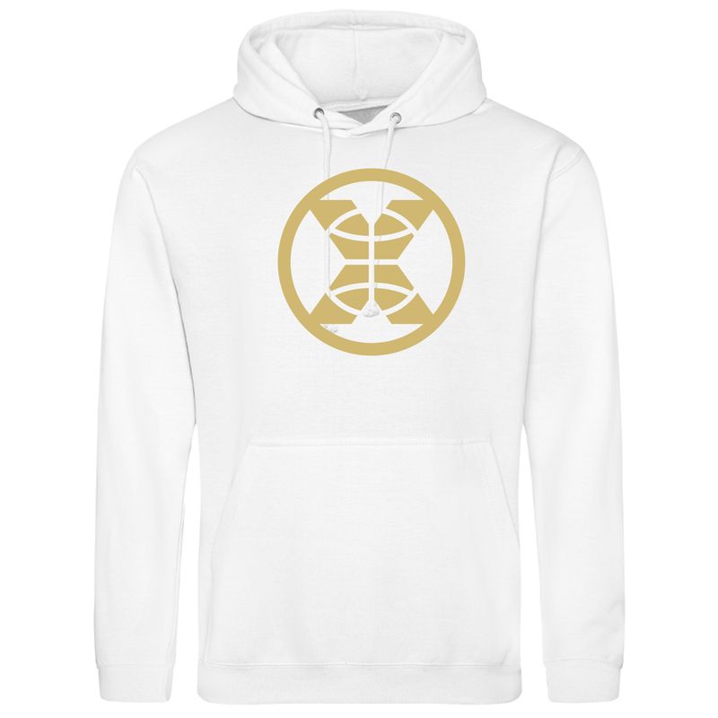 X Logo White Hoodie Childs