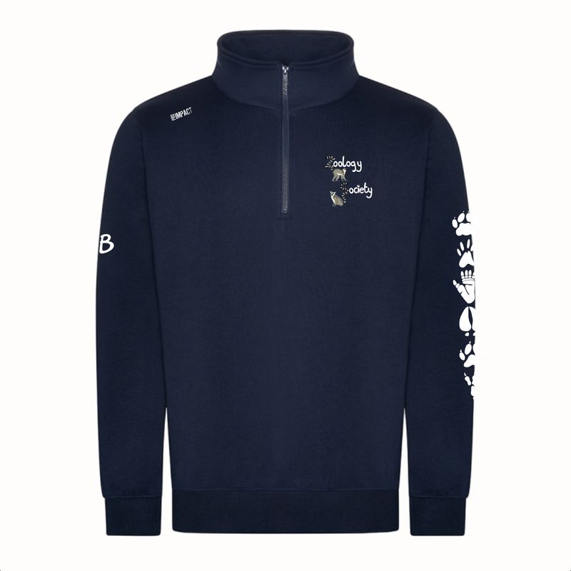Zoology Society Navy 1/4 Zip