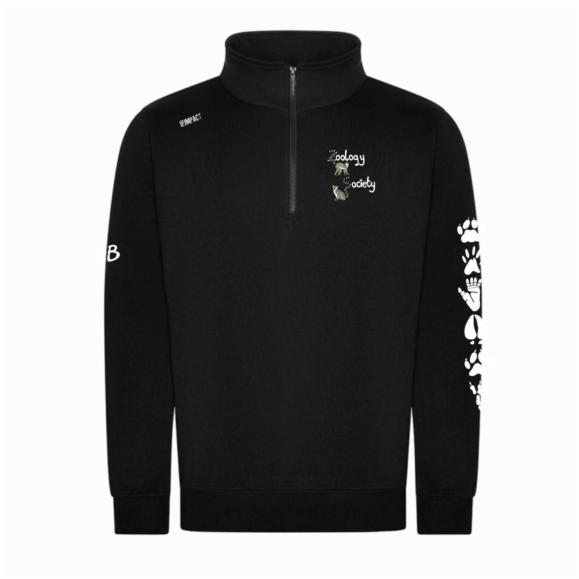 Zoology Society Black 1/4 Zip