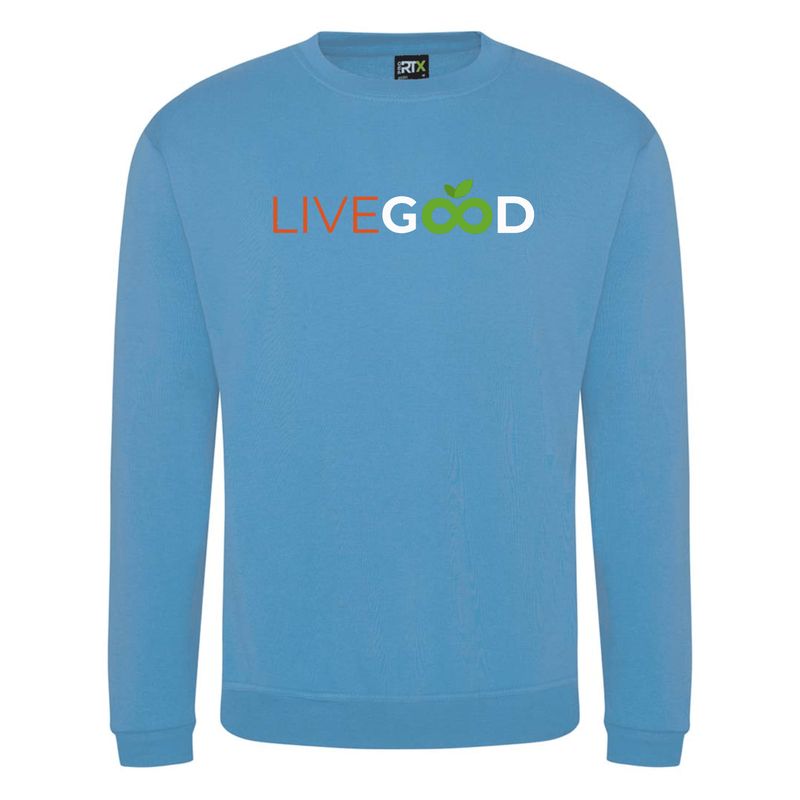 Livegood Logo Sweatshirt Sky