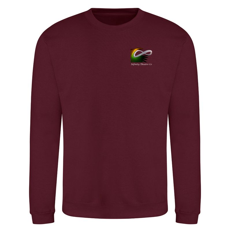 Infinity Theatre Co Sweatshirt Burgandy