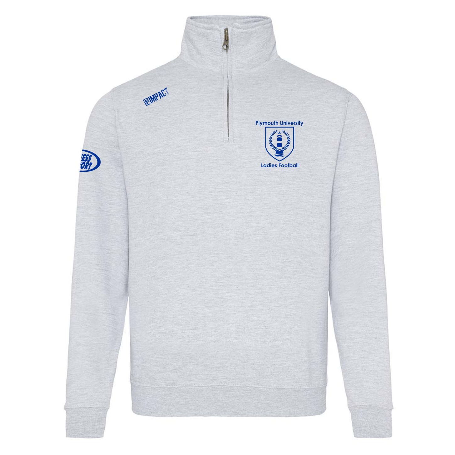 UPLFC Varsity Grey Q-Zip