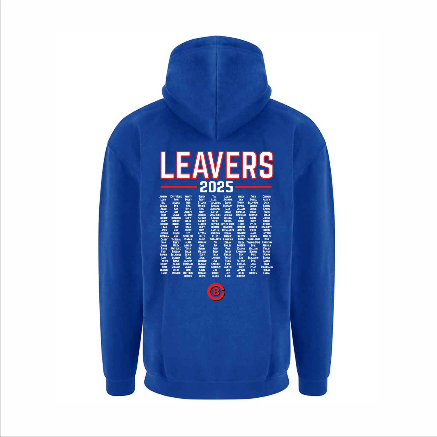 Bodmin Royal Blue Leavers Hoody 2025