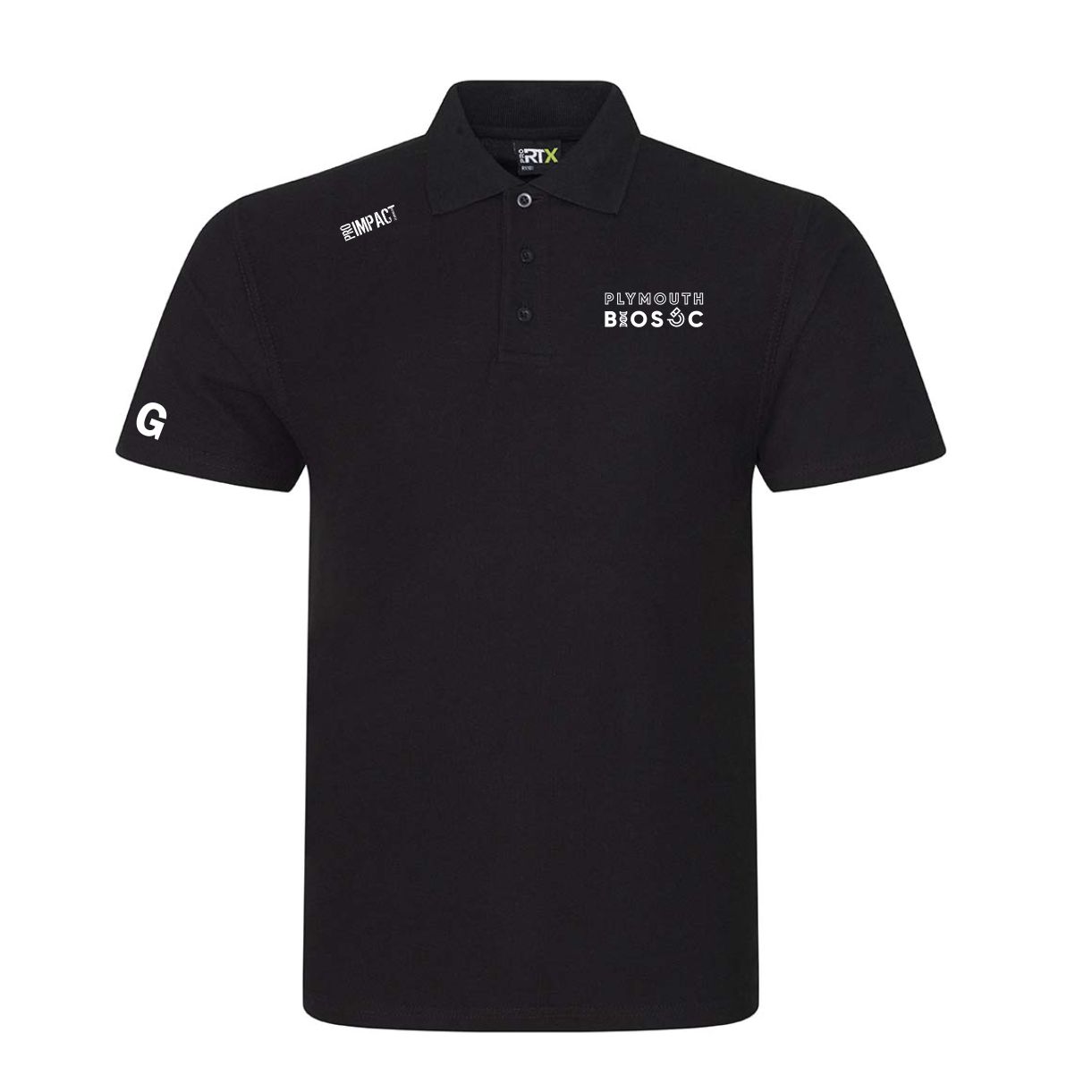 Biosoc Black Polo Shirt