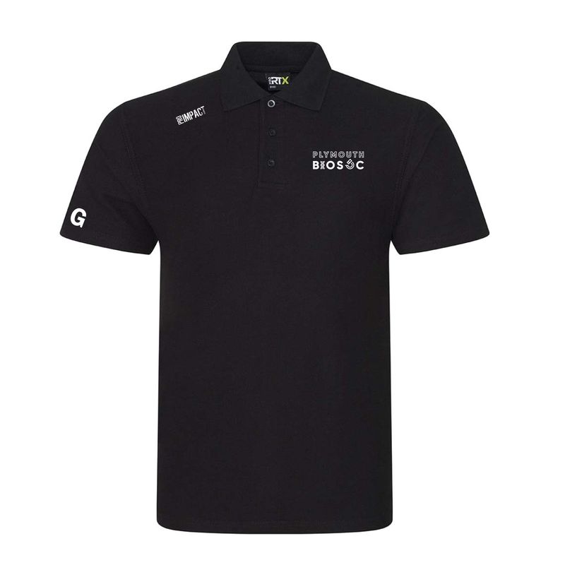 Biosoc Black Polo Shirt