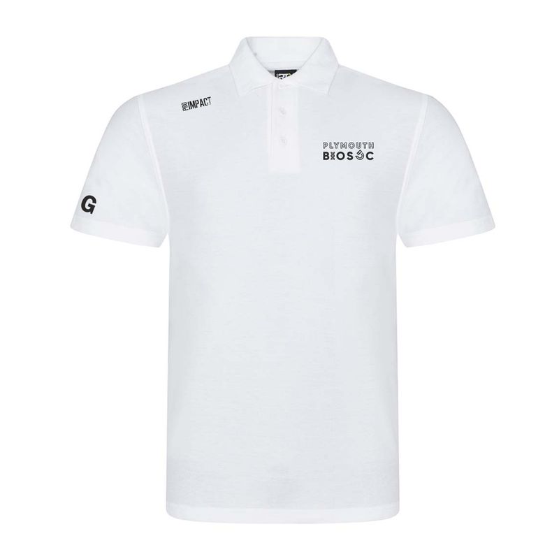 Biosoc White Polo Shirt