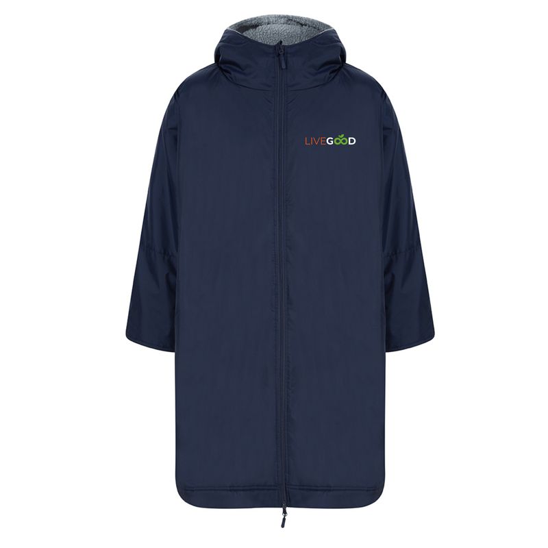 Livegood Weather Robe Navy Junior