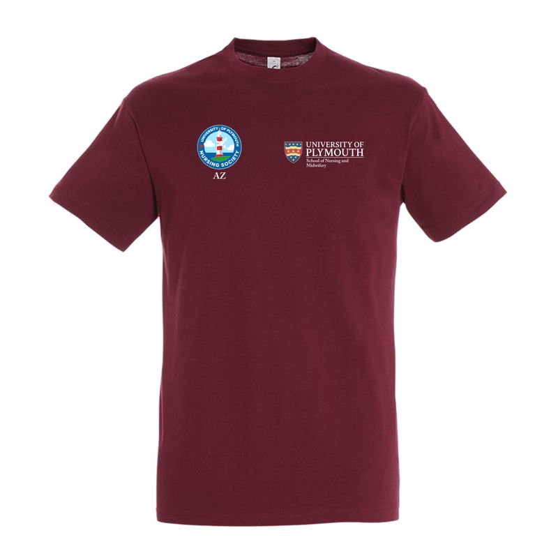 NURSOC Burgandy T-Shirt