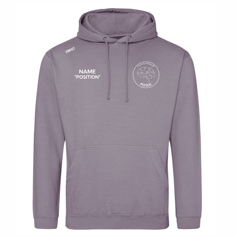 Psysoc Committee Hoodie Dusty Lilac