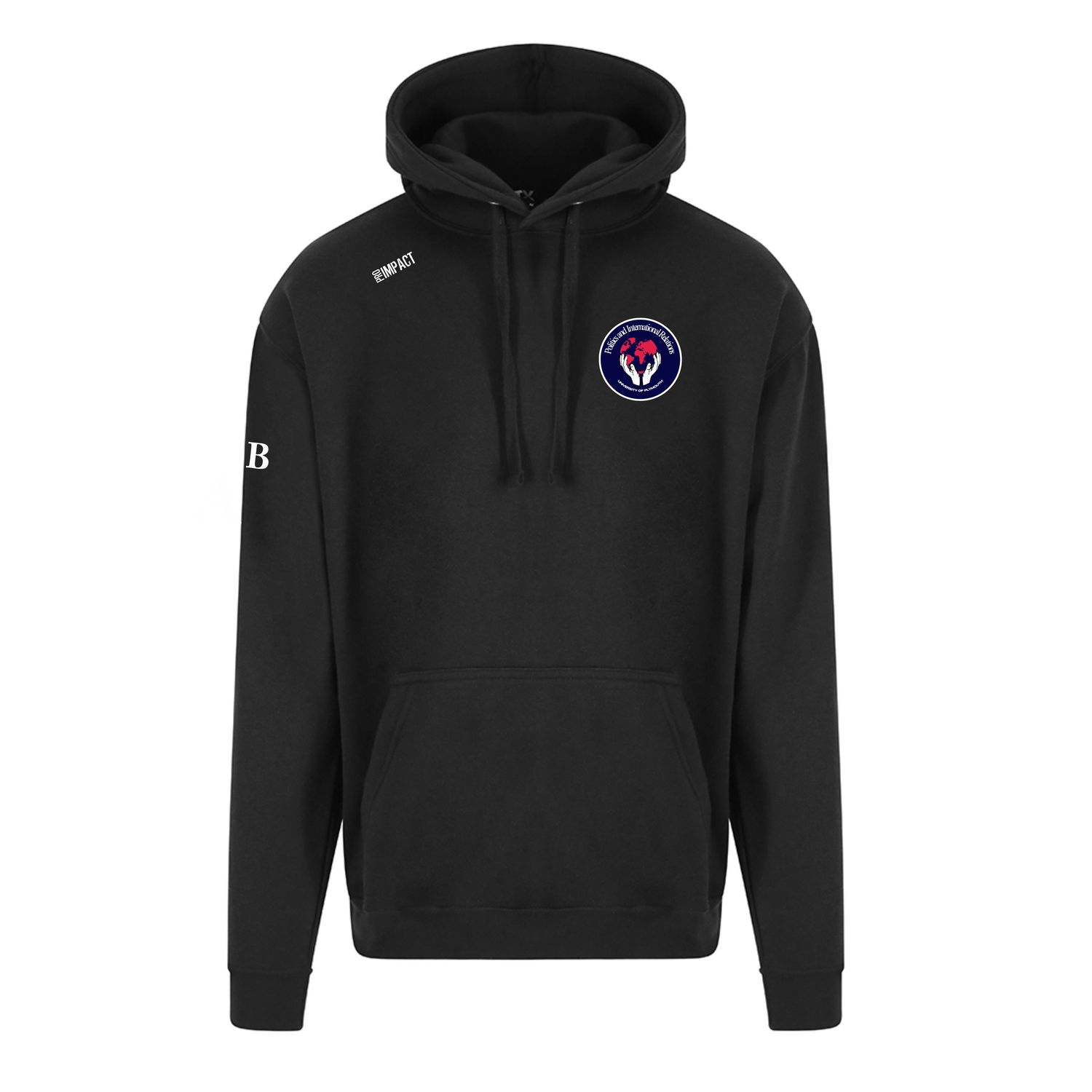 UP Politics and IR Hoodie Black