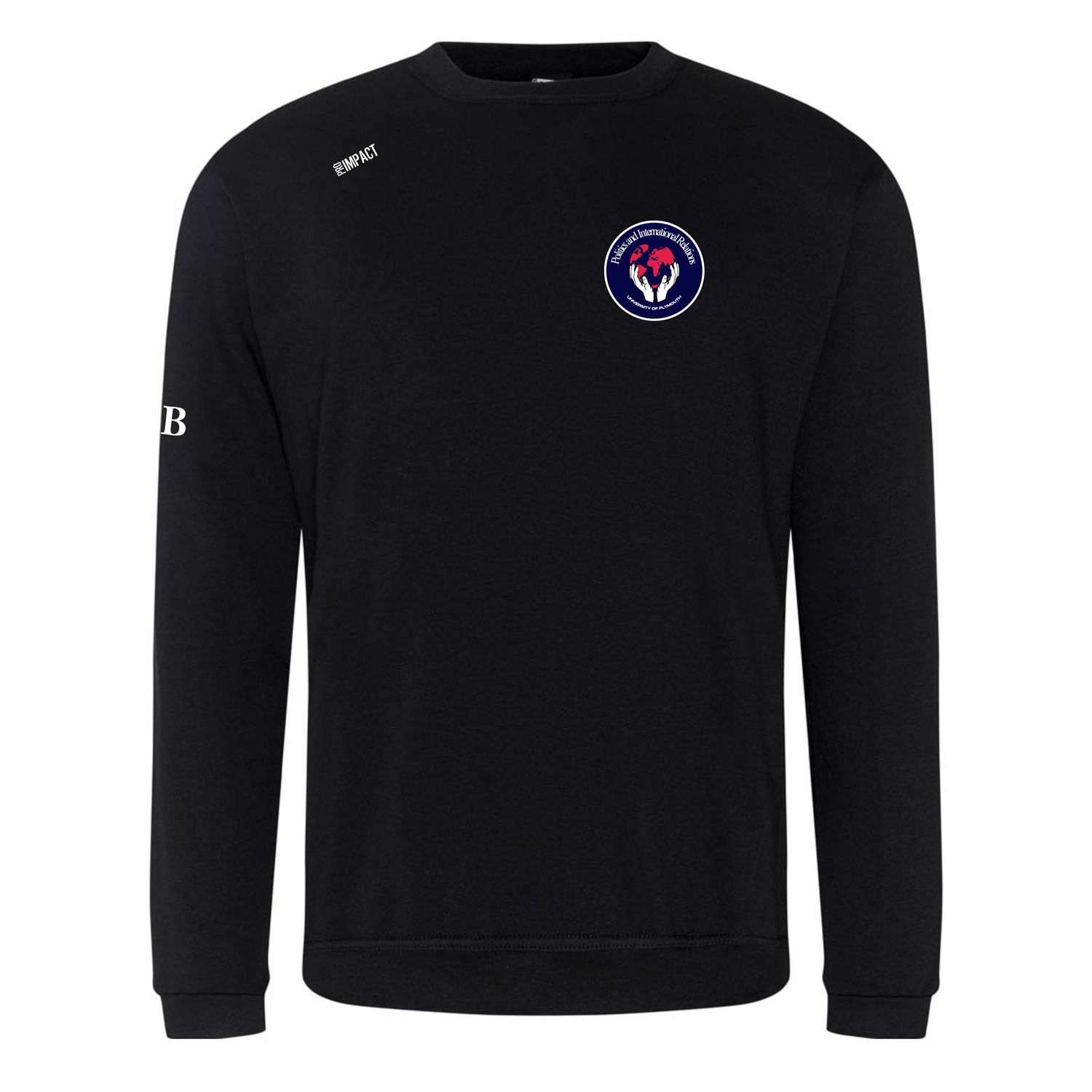 UP Politics and IR Sweatshirt Black