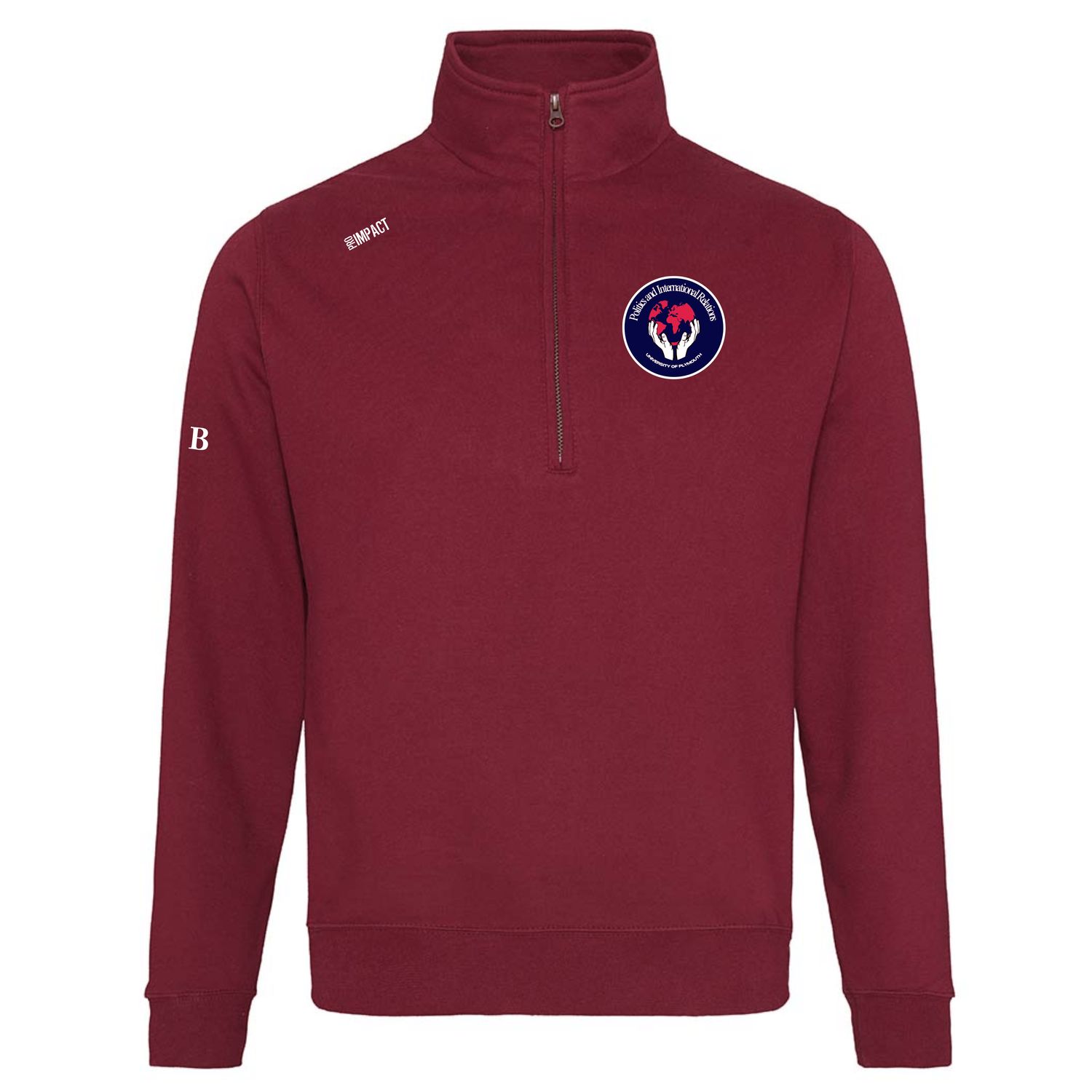 UP Politics and IR Q-Zip Burgundy
