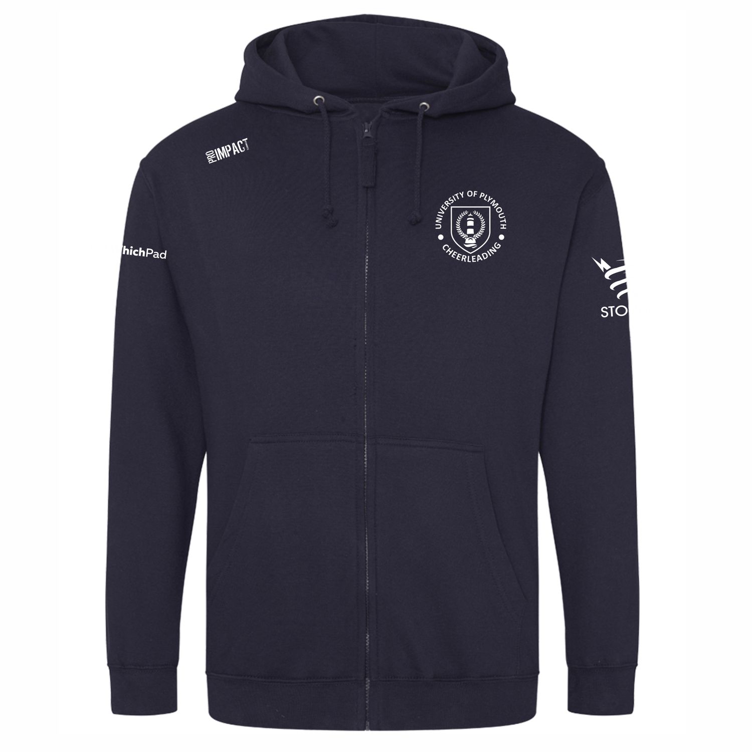Storm Navy Zip Hoodie