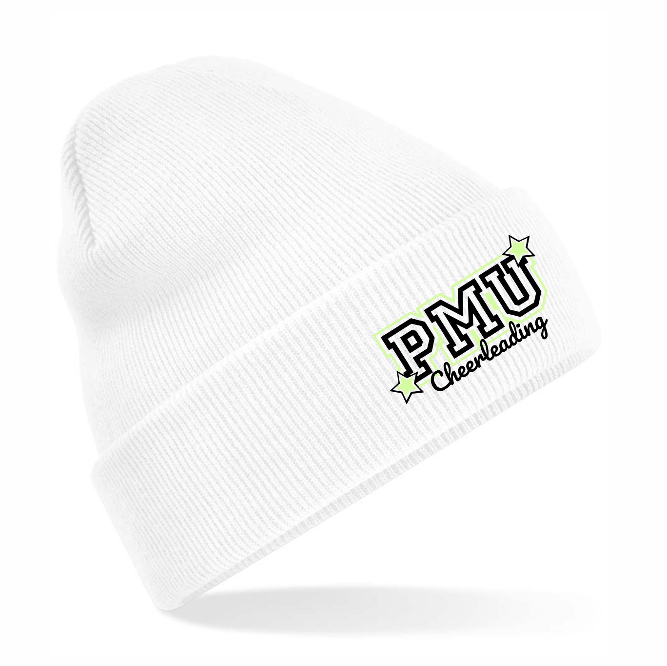 PMU Cheerleading White Bobble Hat