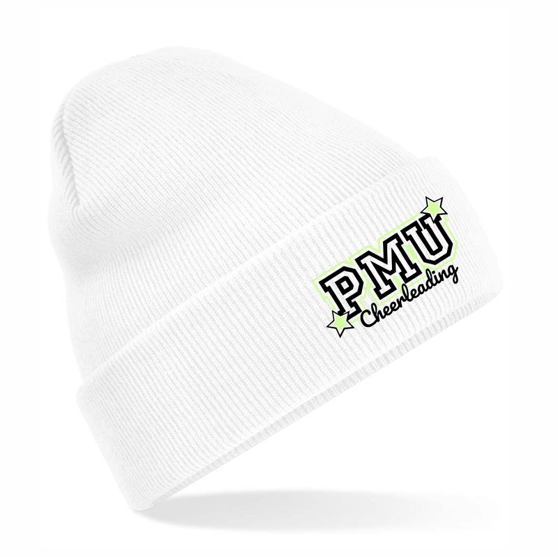 PMU Cheerleading White Bobble Hat