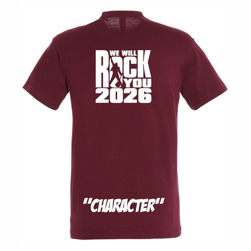 MTG We will rock you Maroon T-Shirt