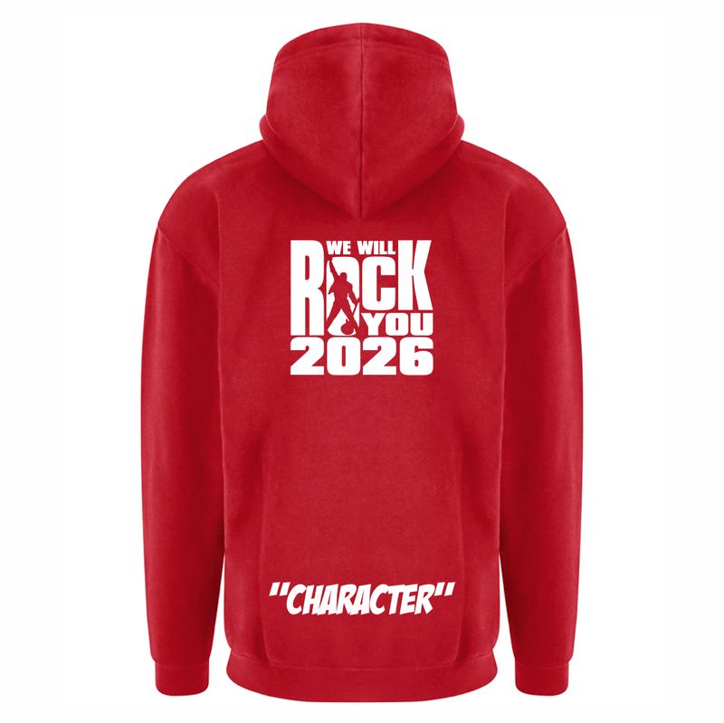 We will rock you Red Hoodie
