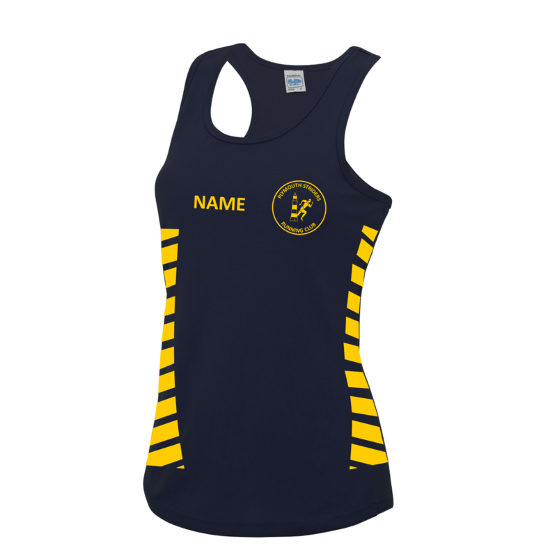 Ladies Vest  Side Stripes