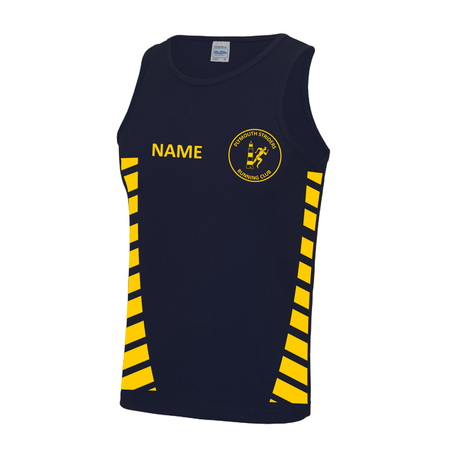 Mens Vest Side Stripes