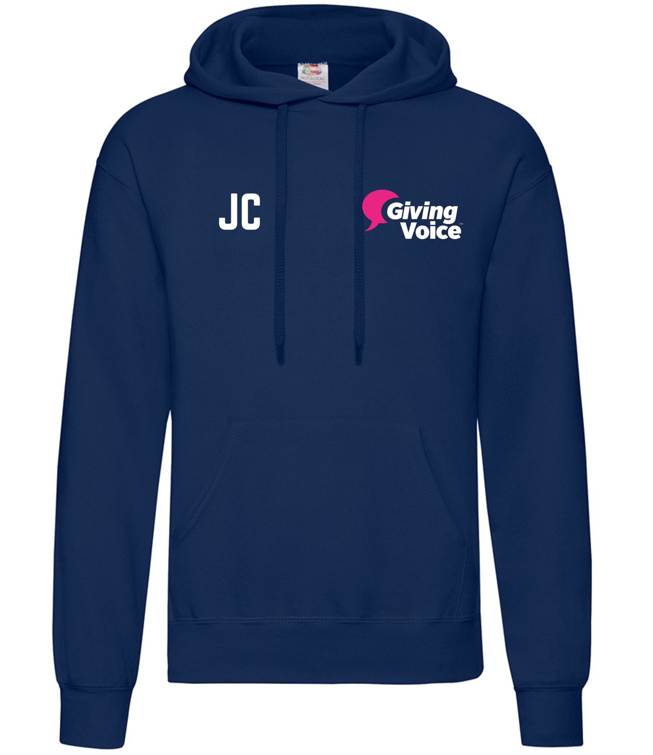 Giving Voice Navy Hoodie