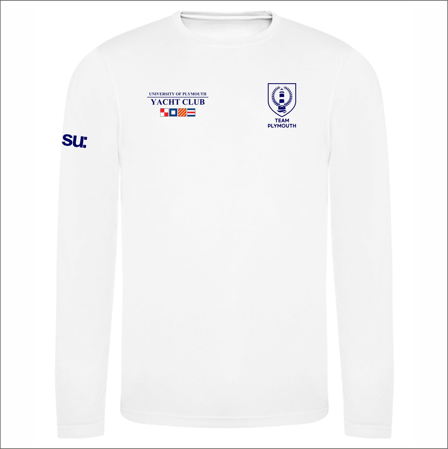 UPYC Long Sleeve Tech T-Shirt White