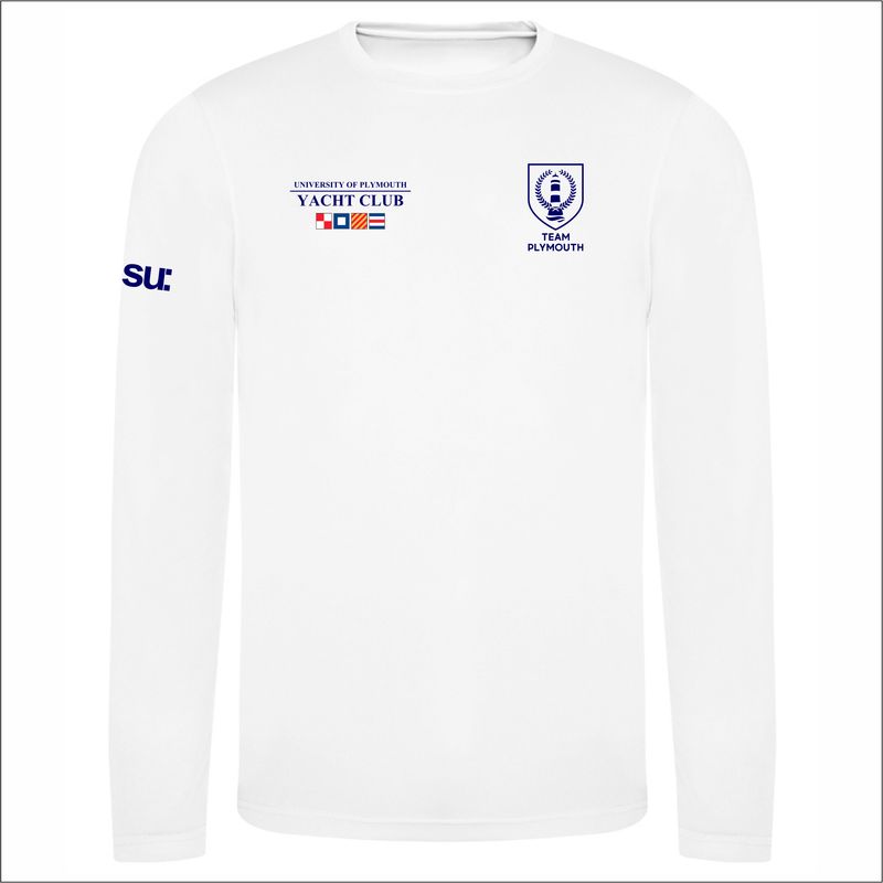 UPYC Long Sleeve Tech T-Shirt White