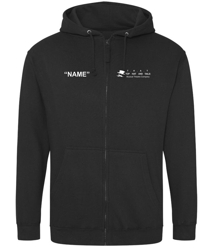 Top Hat and Tails Zip Hoodie
