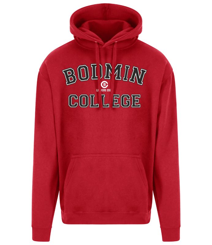 Bodmin Red Leavers Hoody 2026