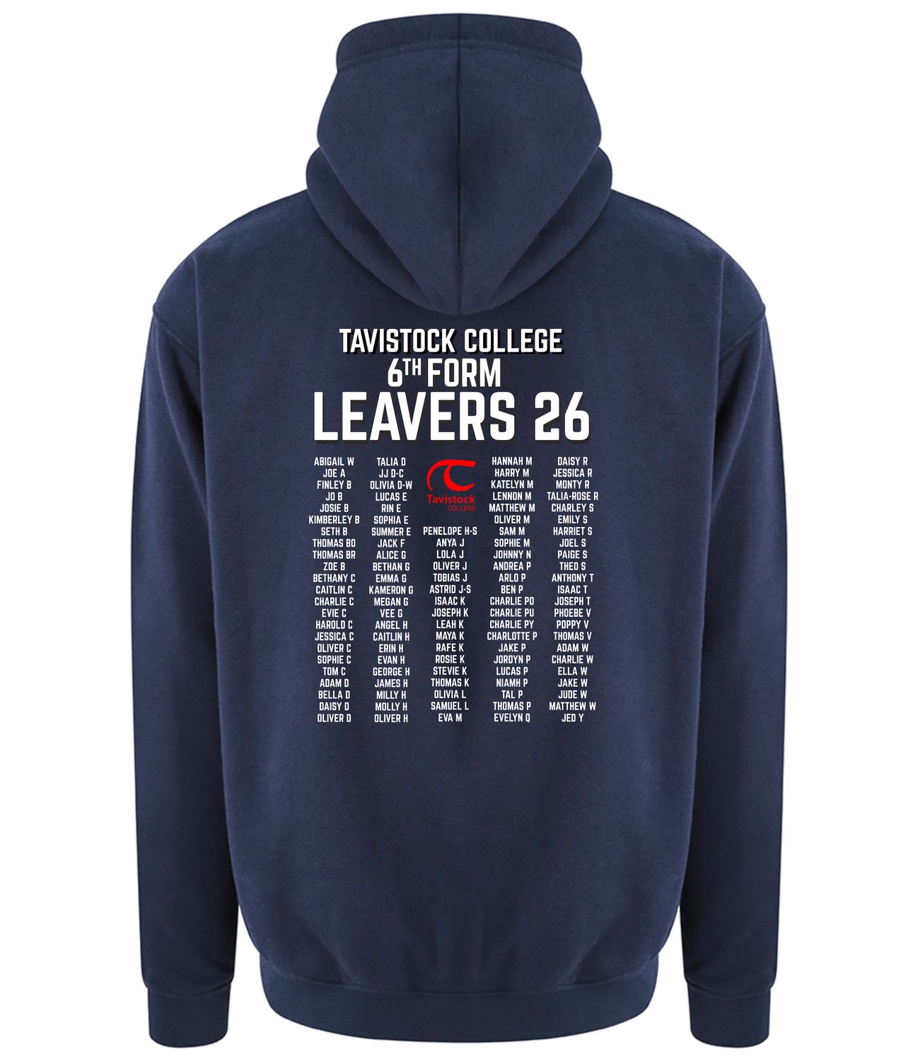 Tavistock College 6th Form Leavers Navy Hoodie