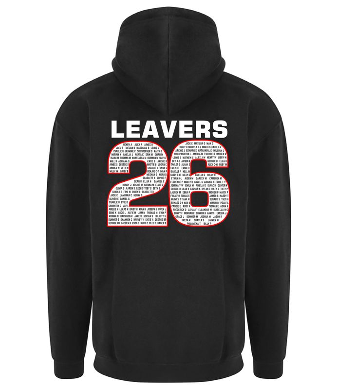 Tavistock College Year 11 Leavers Black Hoodie