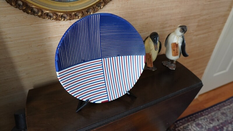Indigo, French Vanilla, and Red Bowl (SOLD)