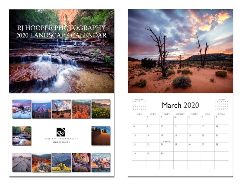 2020 Landscape Calendar