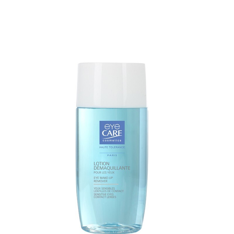 Lotion eye make up remover