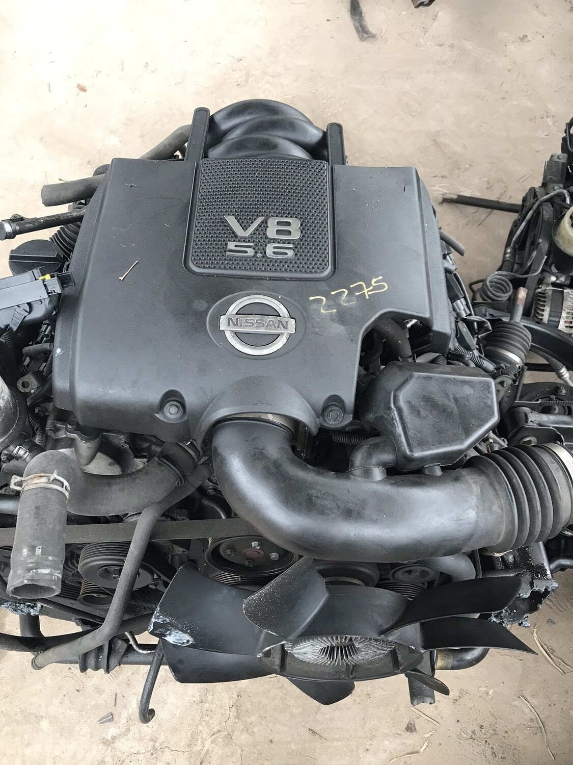 MOTOR NISSAN VK56DE TITAN, ARMADA, QX56, PATHFINDER 2008-2010