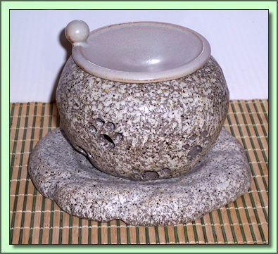 1259 Tea Incense Burner: Stone