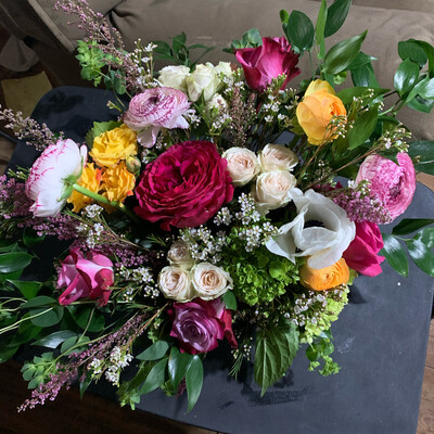 Cottage Floral Table Centerpiece