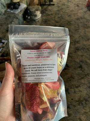 Freeze Dried Fruit, Fruit Mixes, And Candy.