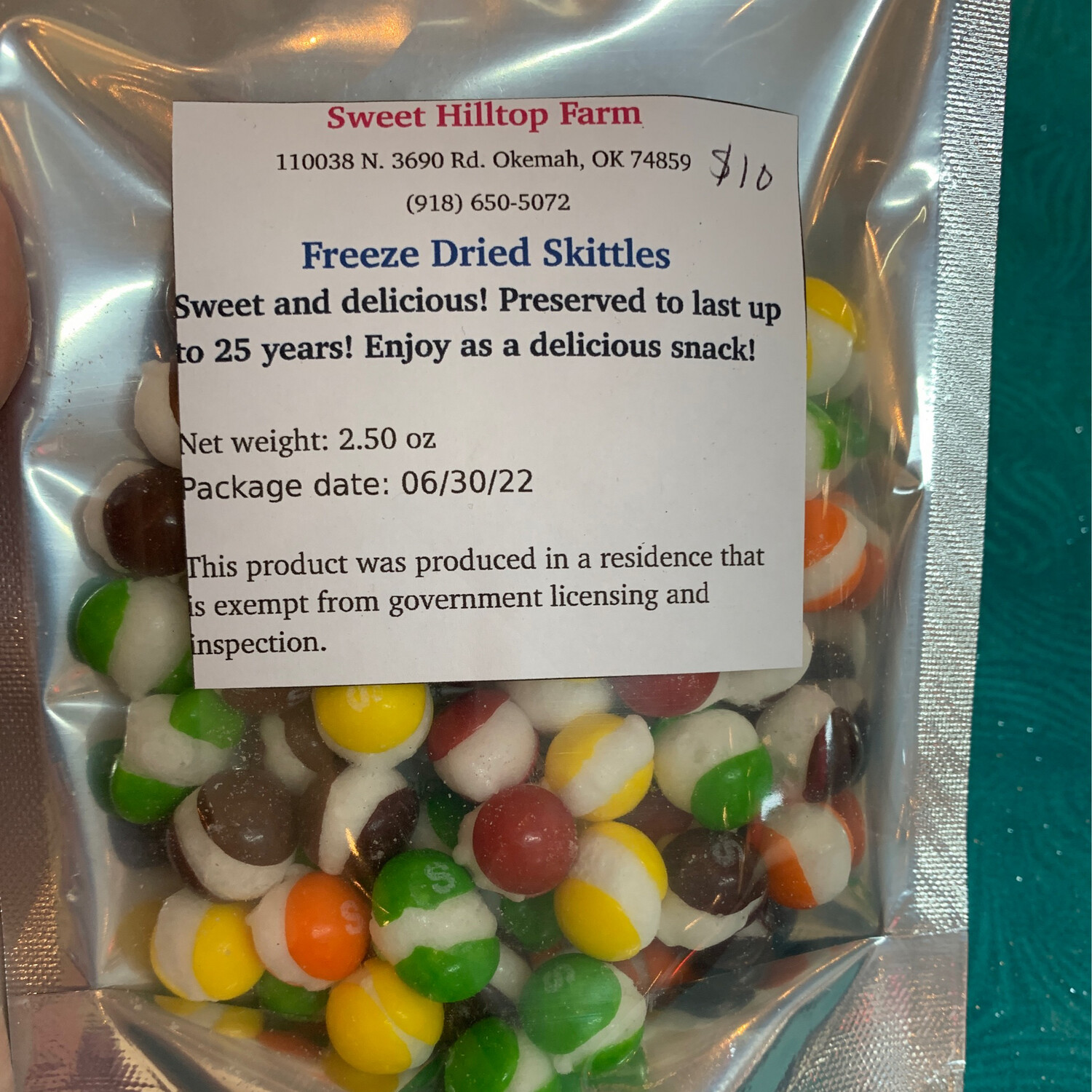 Freeze Dried Skittles Candy