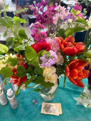 Spring Tulip Bouquet In A Vase