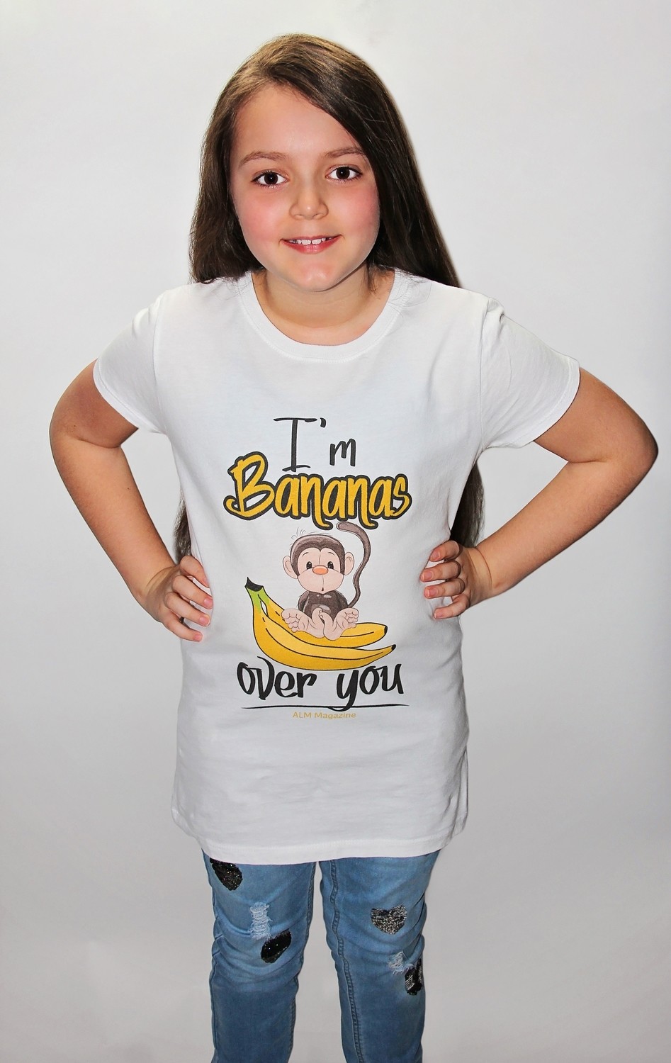 I&#39;m Bananas Over You-ALM Magazine Kids Fitted T-shirt