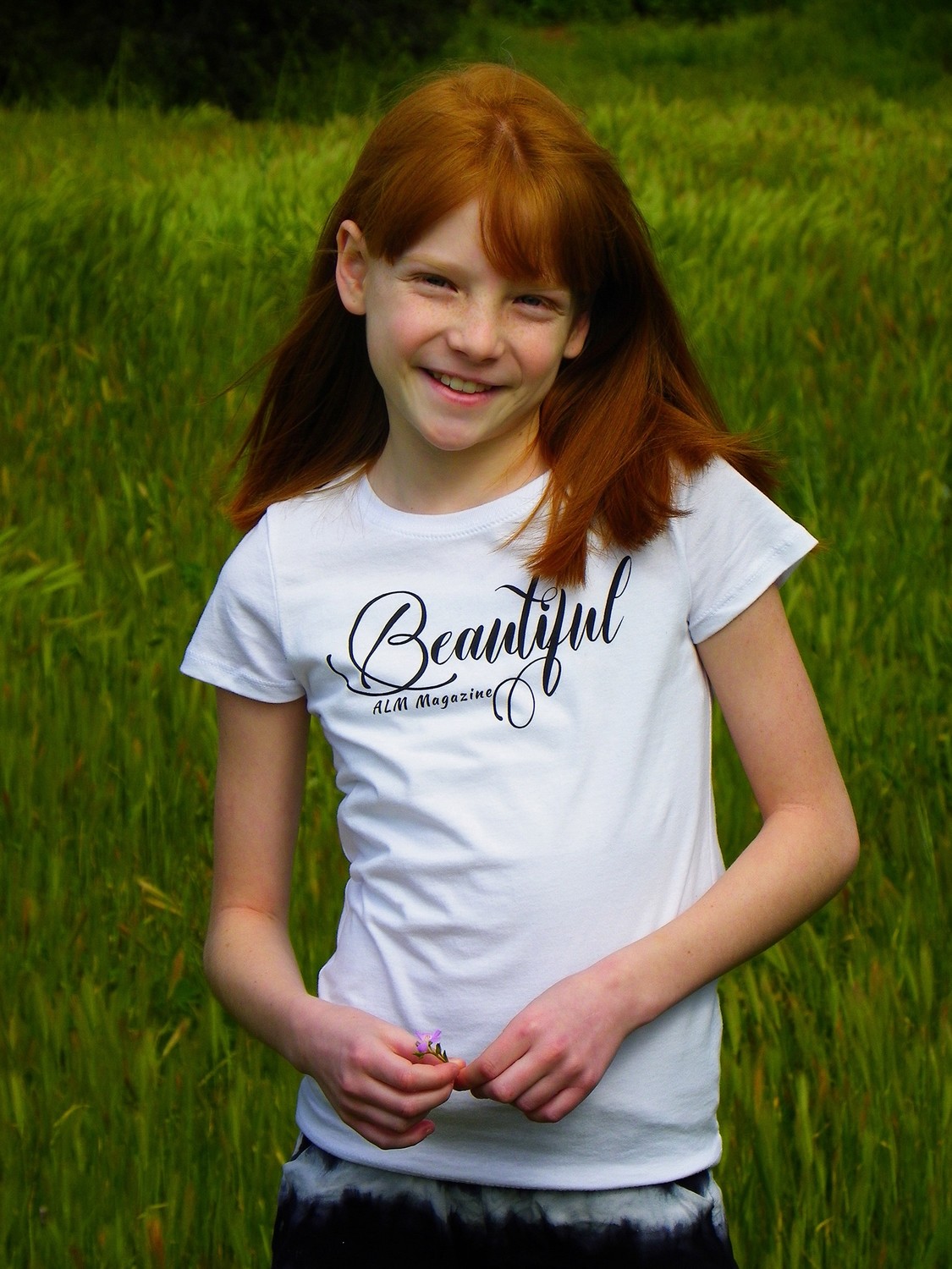 Beautiful -ALM Magazine Kids Fitted T-shirt