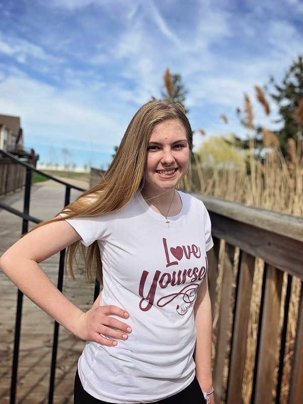 Love Yourself-ALM Magazine Ladies Fitted T-shirt